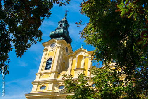 Baroque piarist church in the city of Nitra