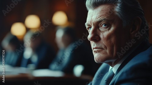 Political Figure in Pensive Mood