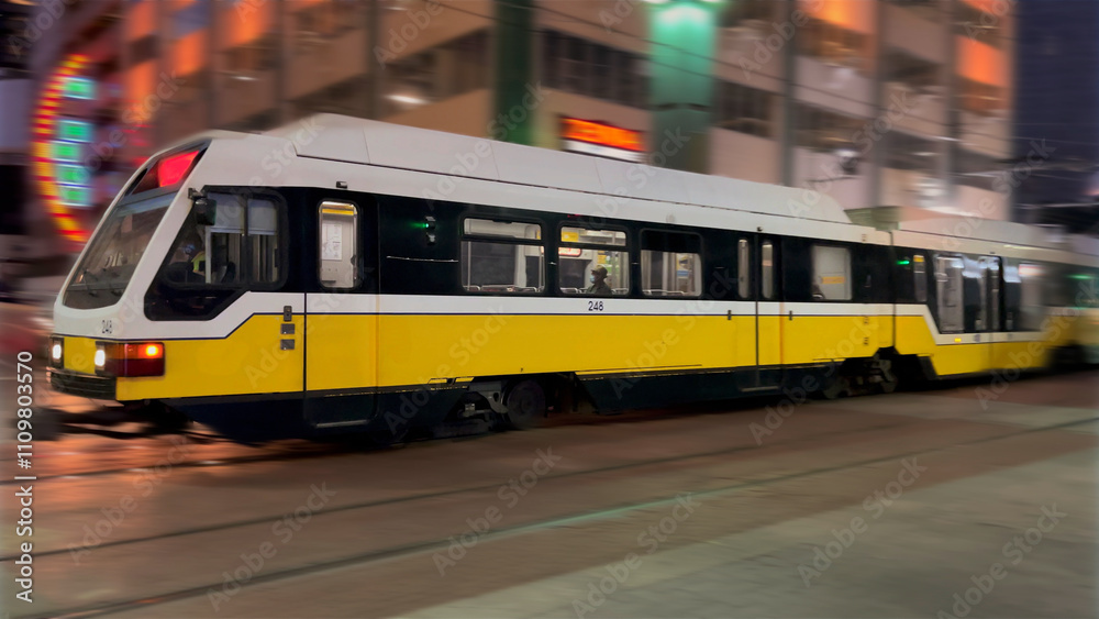 Dallas Light Rail Train Dallas Light Rail Train