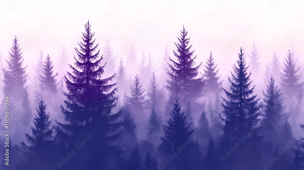 Fototapeta premium Mystical forest artwork blending pyrography textures with digital art techniques for a magical and atmospheric visual experience.