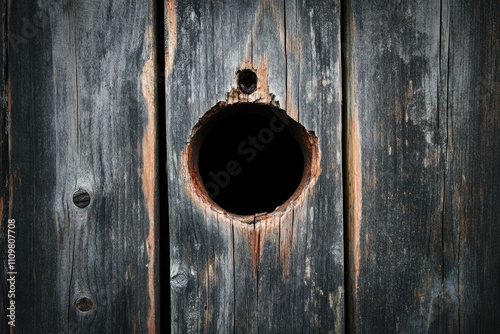 Rustic Charm of Weathered Wood: A Grunge Background with Timeless Cedar Grain, Knots, and Holes