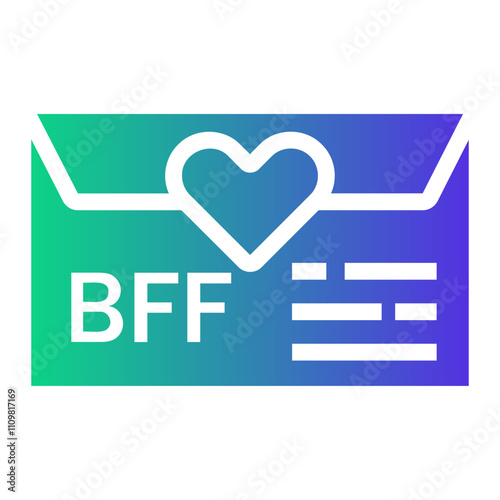 postcard Gradient icon
