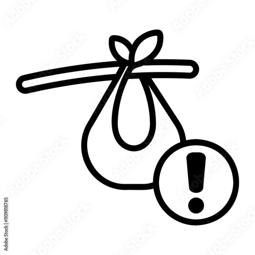 refugee Line Icon