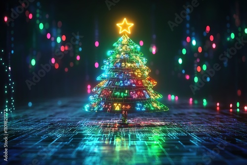 Futuristic Techy Christmas Tree Designs for the New Year
