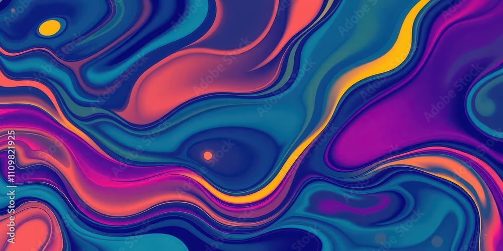 Obraz premium Dynamic and colorful abstract vector background with geometric shapes and fluid patterns, style, shapes