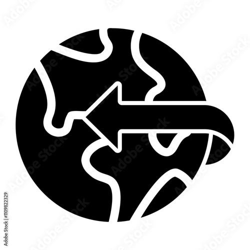 migration Solid icon