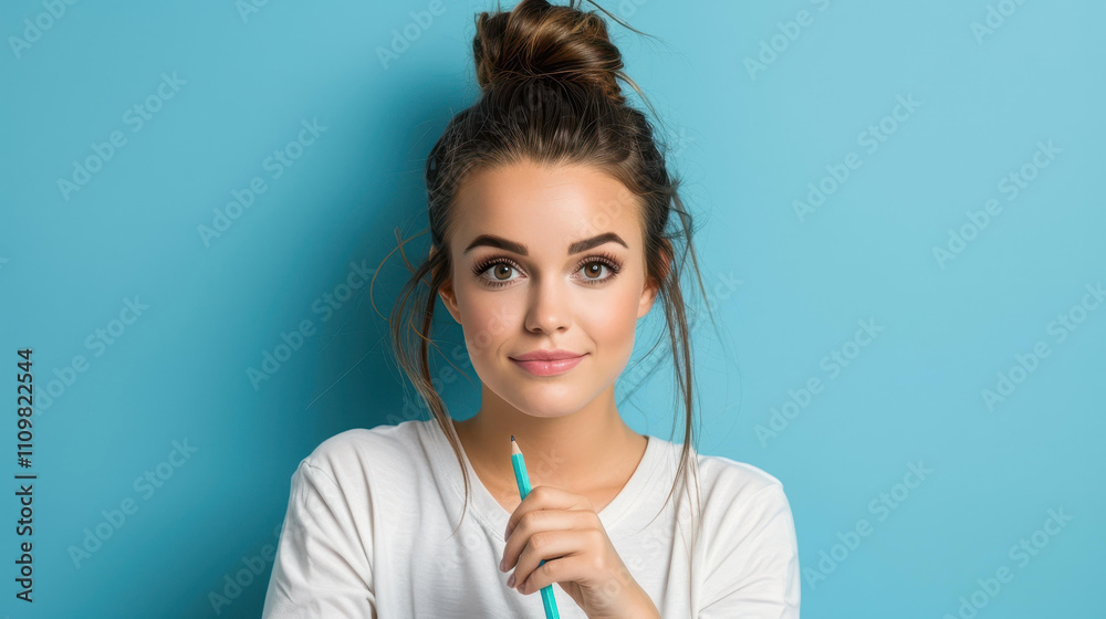 A selfemployed woman diligently takes notes while working in her office, showcasing her entrepreneurial spirit and focus. A selfemployed woman diligently takes notes while working in her office, showcasing her entrepreneurial spirit and focus.