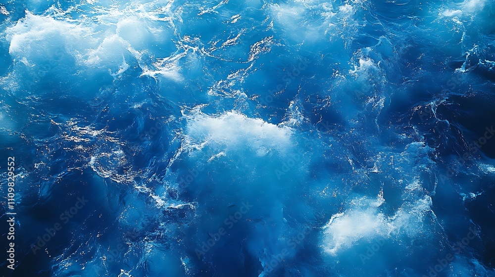 Blue water with crystal clarity highlighting natural reflections beauty image Blue water with crystal clarity highlighting natural reflections beauty image
