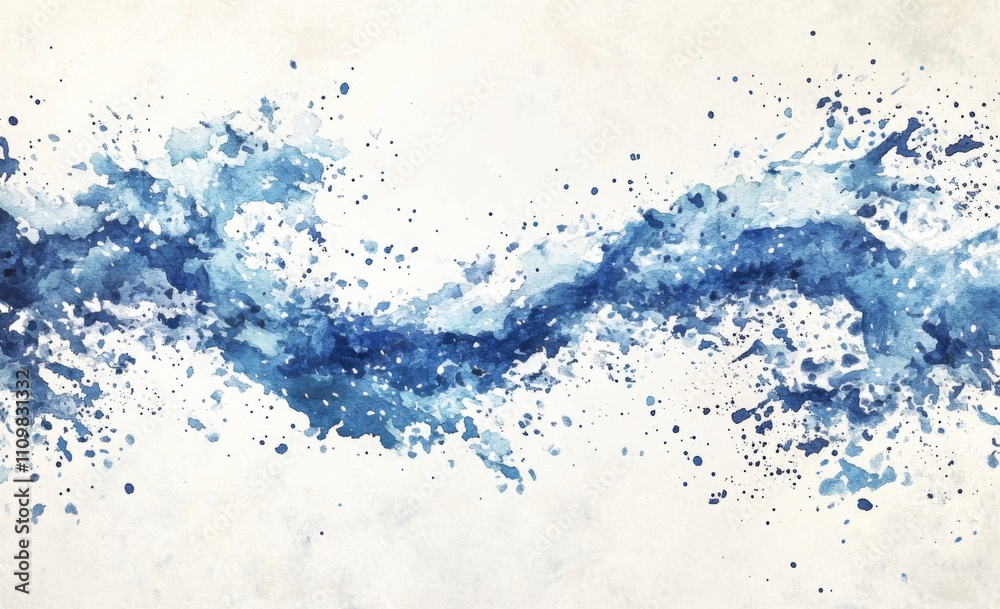 bstract watercolor background with blue and white splashes bstract watercolor background with blue and white splashes