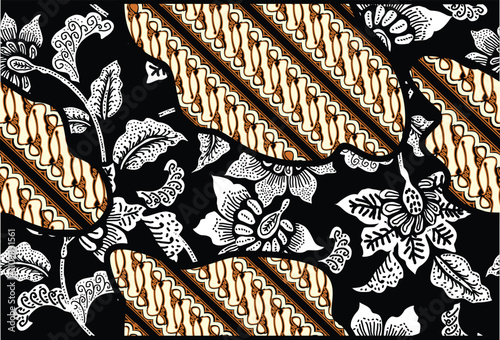 Batik Indonesian: is a technique of wax-resist dyeing applied to whole cloth, or cloth made using this technique originated from Indonesia.