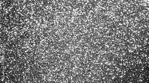 Sparkling Silver Glitter Background Texture