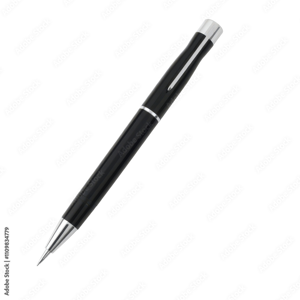 Elegant Simplicity A Luxurious Black and Silver Pen on a Crystal Clear Canvas, Capturing the Essence of Sophisticated Writing. Elegant Simplicity A Luxurious Black and Silver Pen on a Crystal Clear Canvas, Capturing the Essence of Sophisticated Writing.