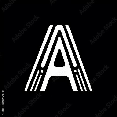 illustration of a letter, AI background illustration