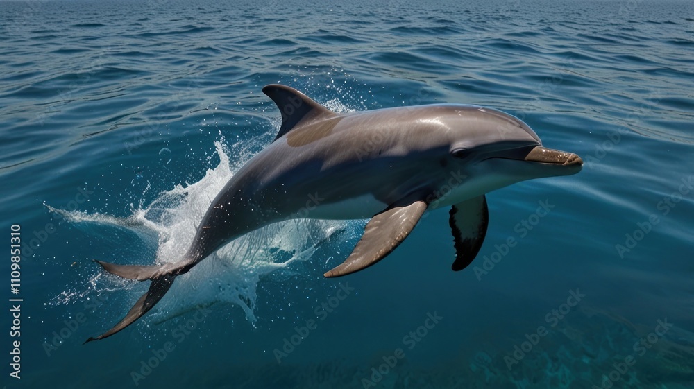 Fototapeta premium DOLPHIN IN THE SEA