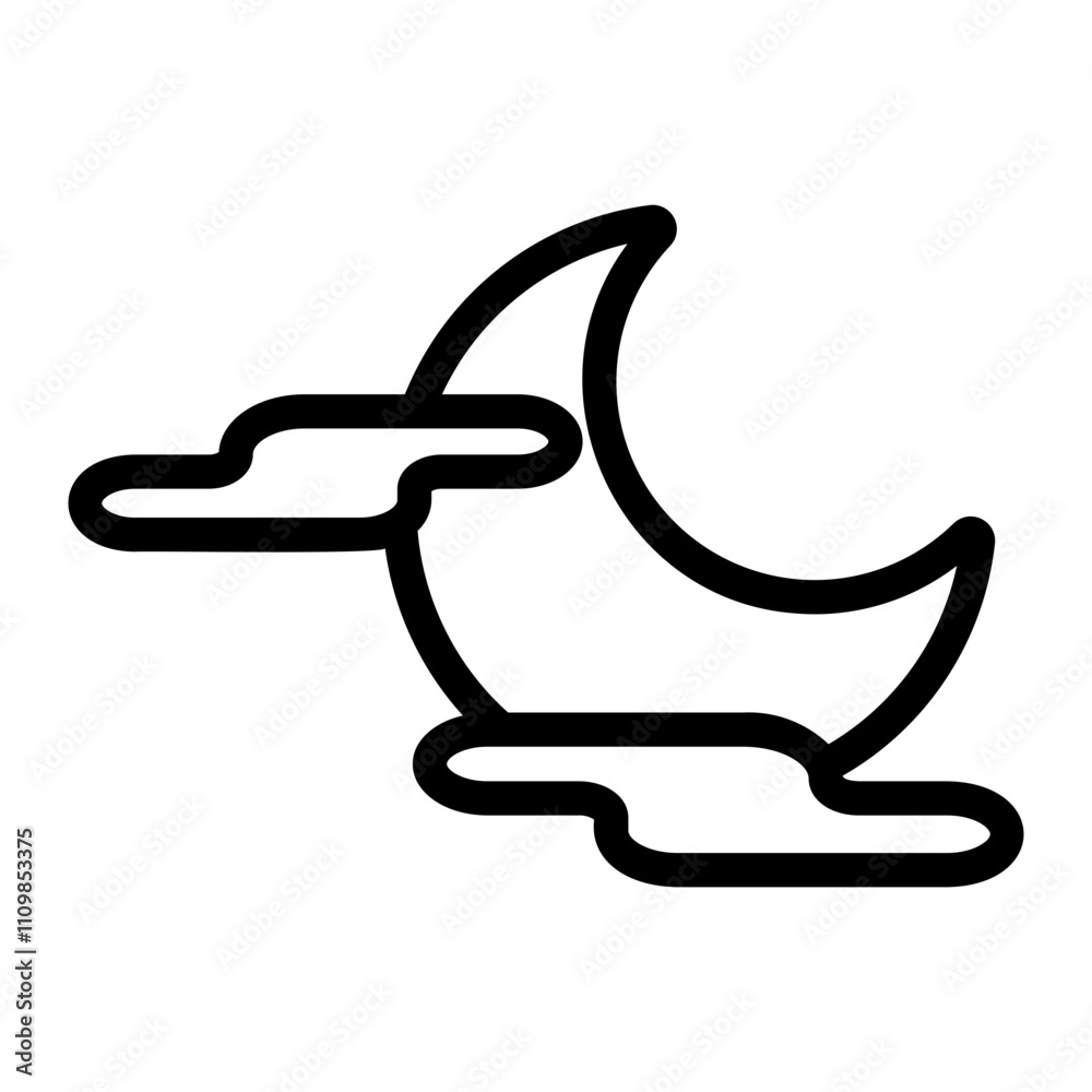 lunar Line Icon