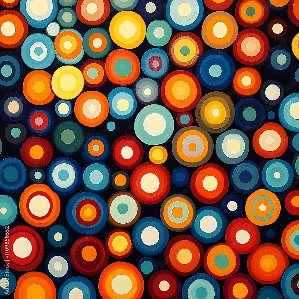 Abstract colorful circles pattern background. Abstract colorful circles pattern background.