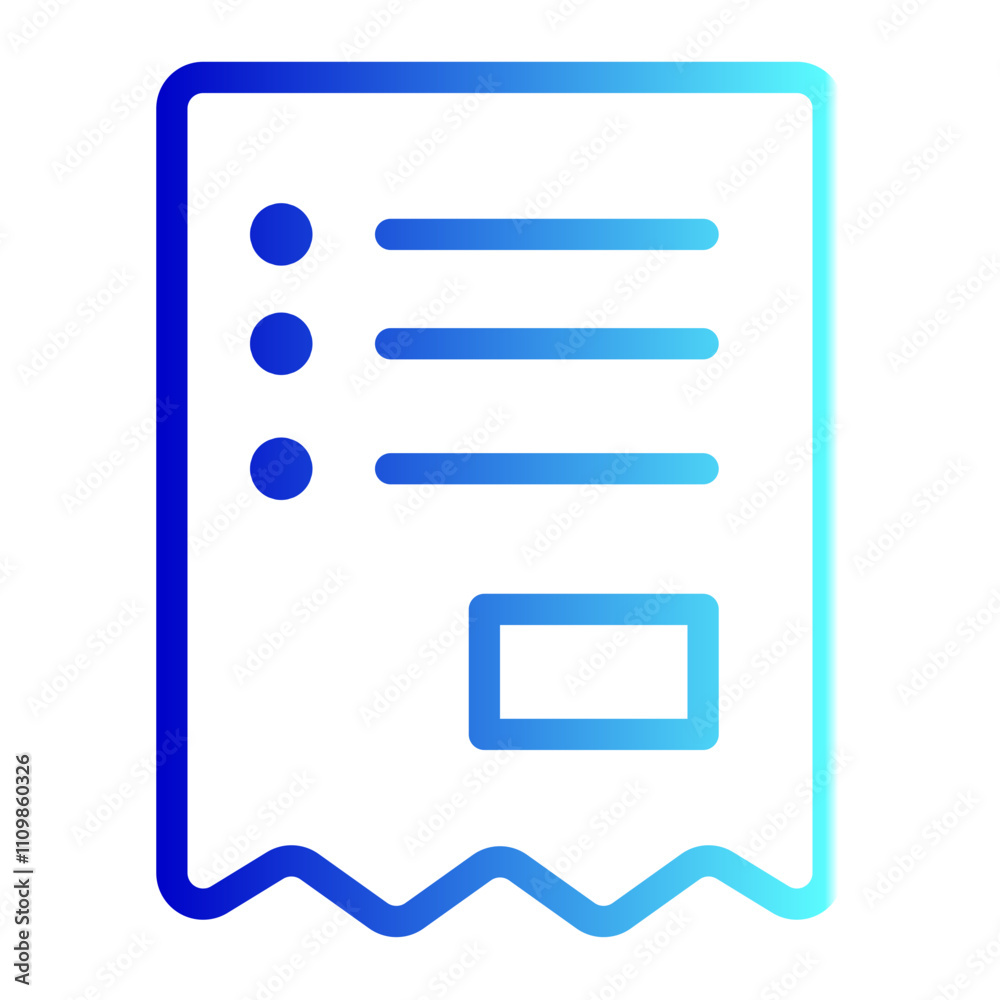 bill icon design vector template bill icon design vector template