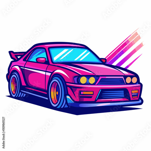 racing sport car logo