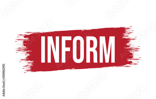 inform Vector banner ribbon design