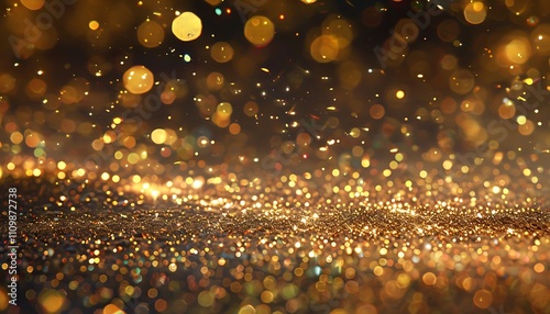 golden sparkles symbolizing diwali