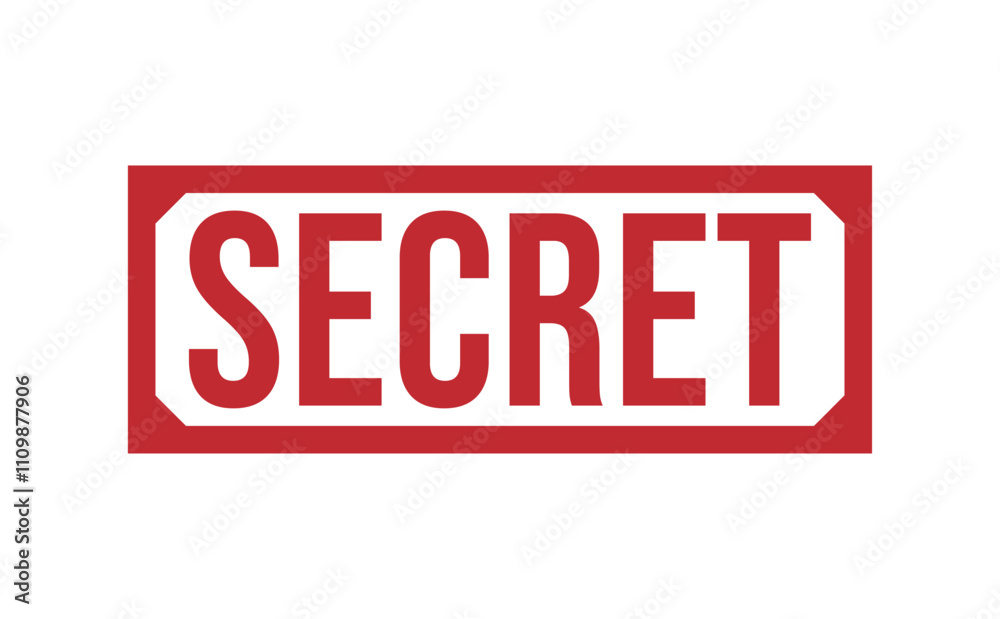 SECRET rubber stamp vector illustration on white background SECRET rubber stamp vector illustration on white background