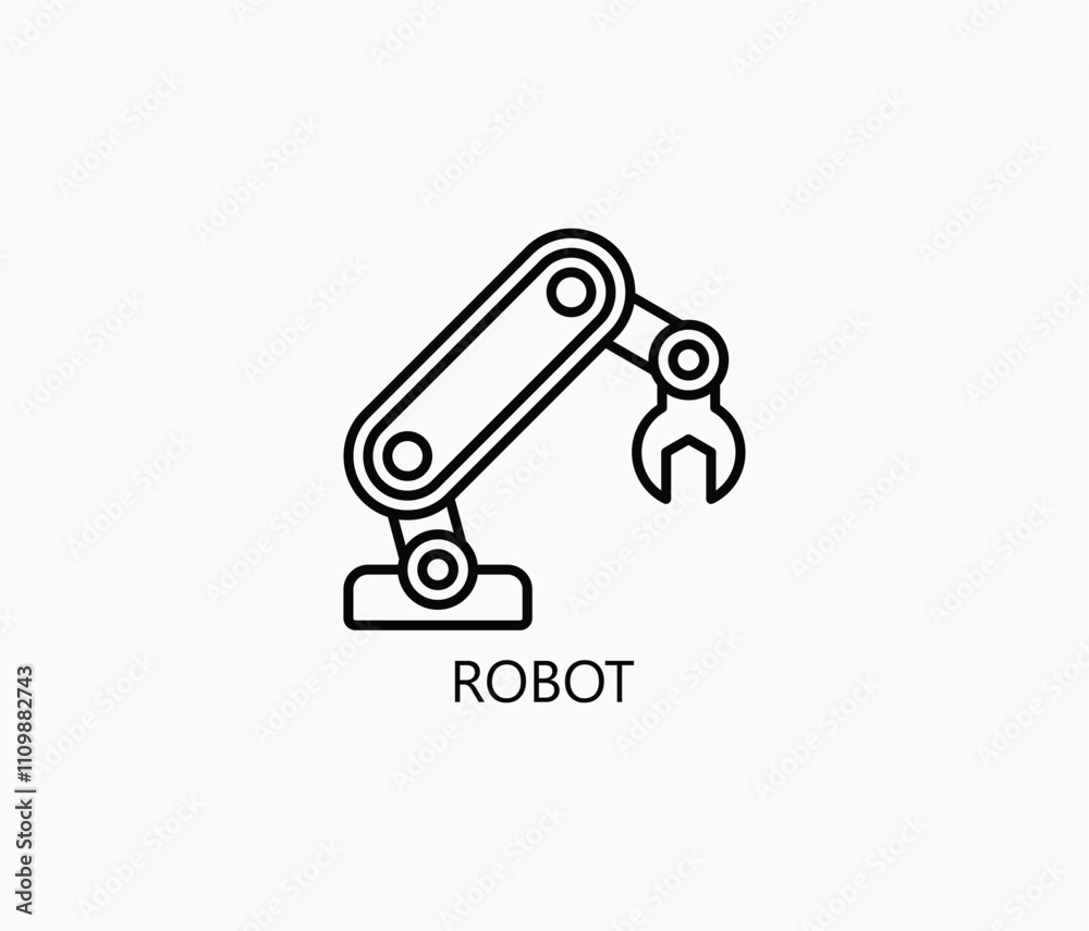 Robot Vector, Icon Or Logo Sign Symbol Illustration Robot Vector, Icon Or Logo Sign Symbol Illustration