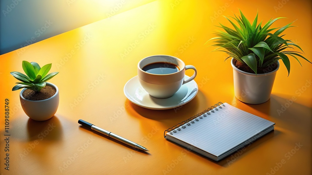 Minimalist Desk Setup - Productivity & Business AI Photo Minimalist Desk Setup - Productivity & Business AI Photo