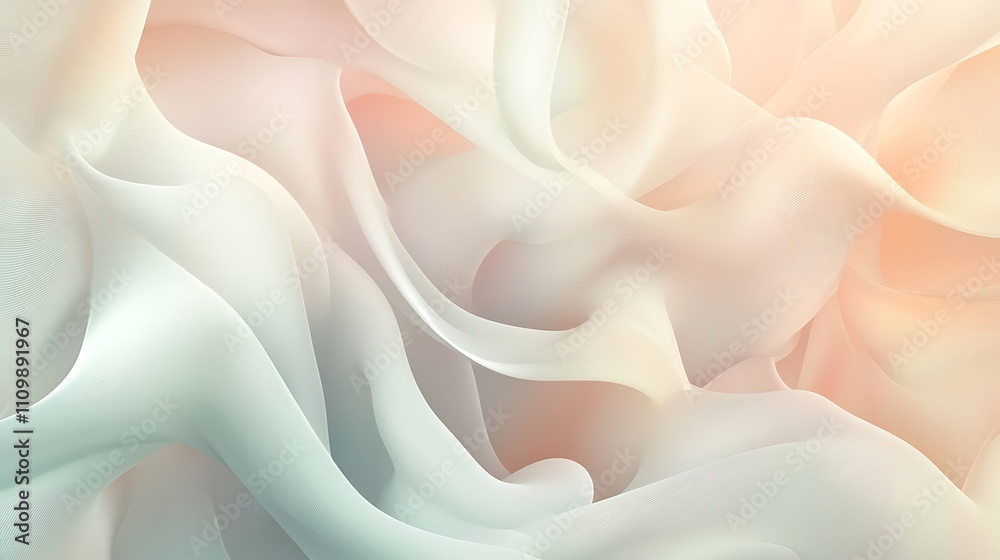 Abstract pastel-colored flowing fabric texture background. Abstract pastel-colored flowing fabric texture background.