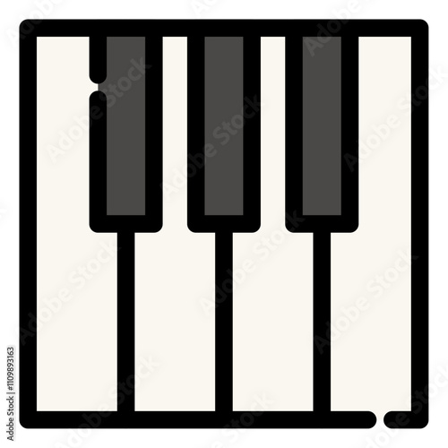 piano key icon