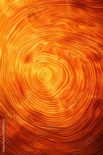 Abstract swirling patterns in warm orange tones, evoking a sense of movement and energy.