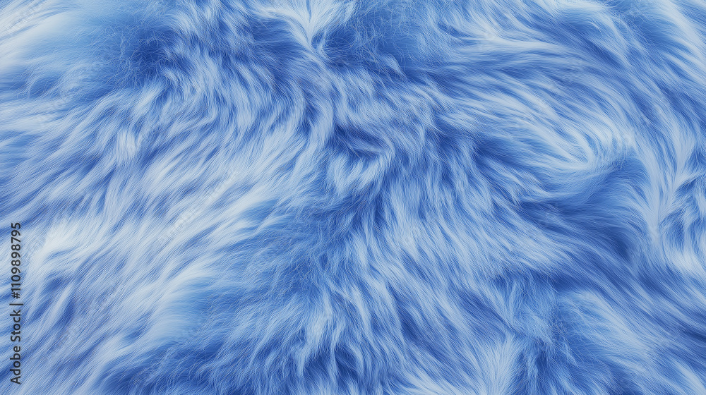 Light blue fluffy fur creates soft textured background Light blue fluffy fur creates soft textured background