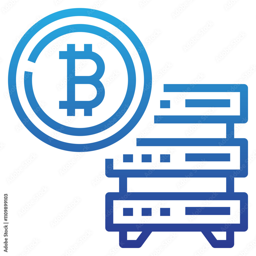 Obraz premium Big Data Icon