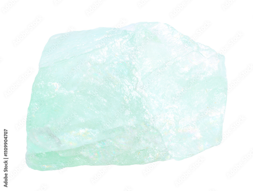 Beautiful aquamarine isolated on white. Natural gemstone Beautiful aquamarine isolated on white. Natural gemstone