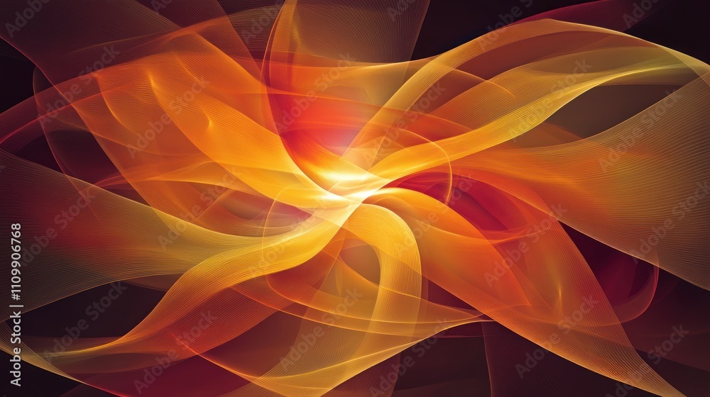 Abstract swirling patterns in warm colors create a dynamic and energetic visual effect. Abstract swirling patterns in warm colors create a dynamic and energetic visual effect.