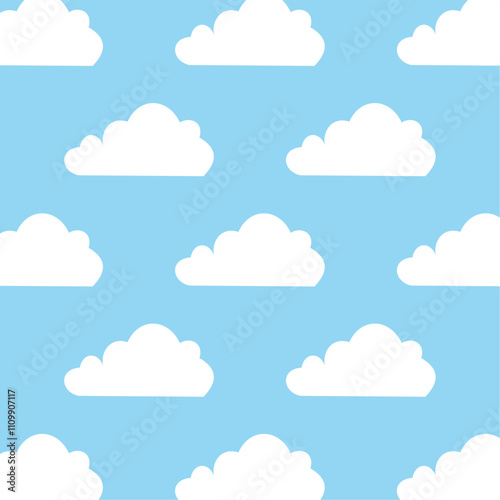 cloud seamless pattern, vector illustration. Design for blanket, blanket for kids, decorative, carpet wallpaper, fabric, textile design, card , wrapping paper , notebook, diary cover, and etc