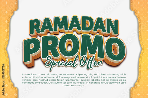 a poster for a celebration called the month ramadan promo special sale