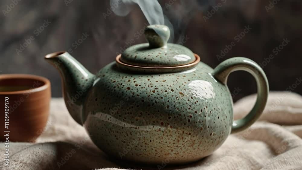 Chinese teapot and cups