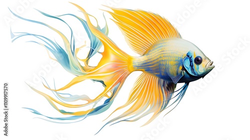 fish isolated on white background