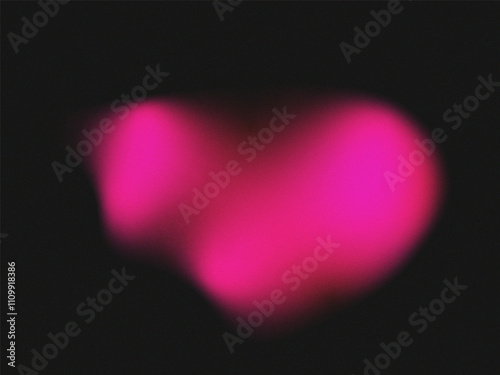 black gradient background with blue shape and noise texture