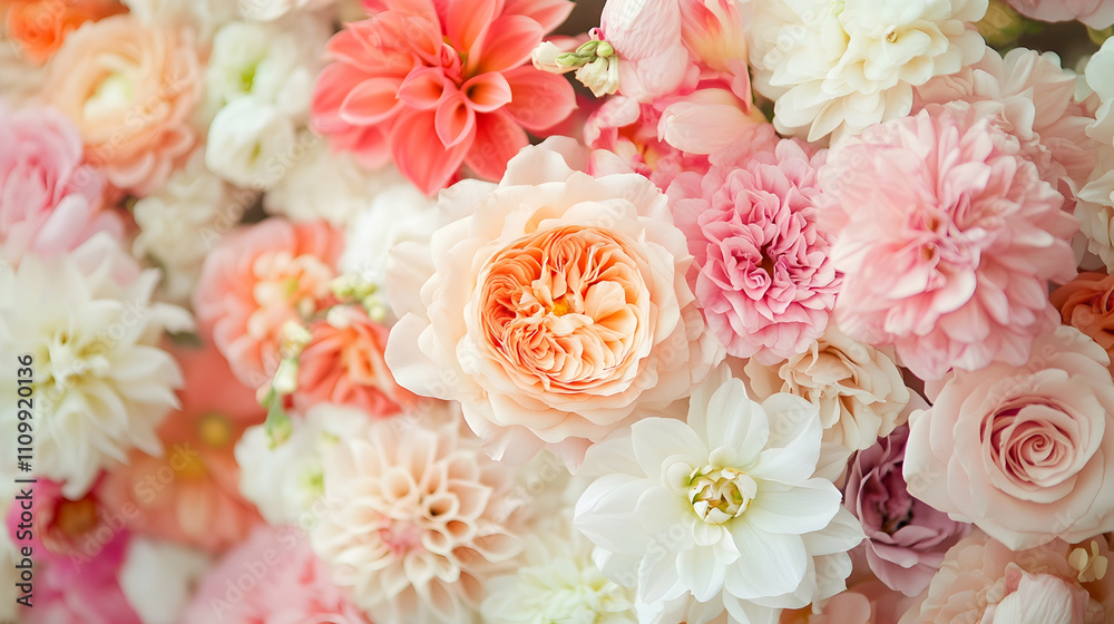 A vibrant arrangement of colorful flowers in soft focus, showcasing shades of pink, peach, and white in a serene, floral backdrop.
A vibrant arrangement of colorful flowers in soft focus, showcasing shades of pink, peach, and white in a serene, floral backdrop.