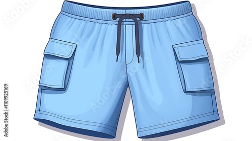 blue jeans isolated on white