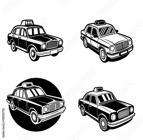 taxi vector illustration