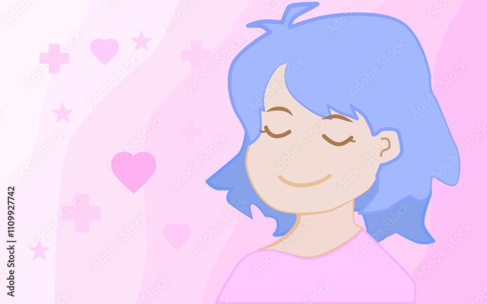 Positive and creative thinking, open-mindedness and acceptance of good ideas, meditation in a clear and happy mind Positive and creative thinking, open-mindedness and acceptance of good ideas, meditation in a clear and happy mind