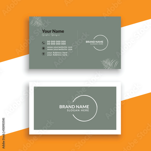 Business card template.