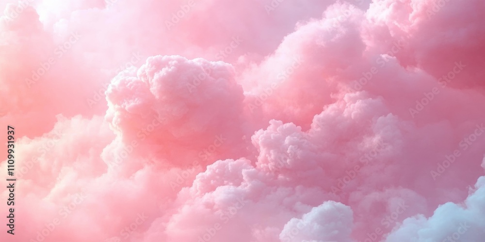 Soft Pastel Pink and White Clouds in Dreamy Sky Background Perfect for Creative Projects and Inspirational Designs Soft Pastel Pink and White Clouds in Dreamy Sky Background Perfect for Creative Projects and Inspirational Designs