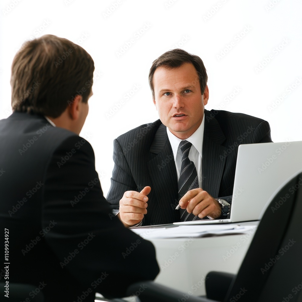 businessman discussing project timelines businessman discussing project timelines