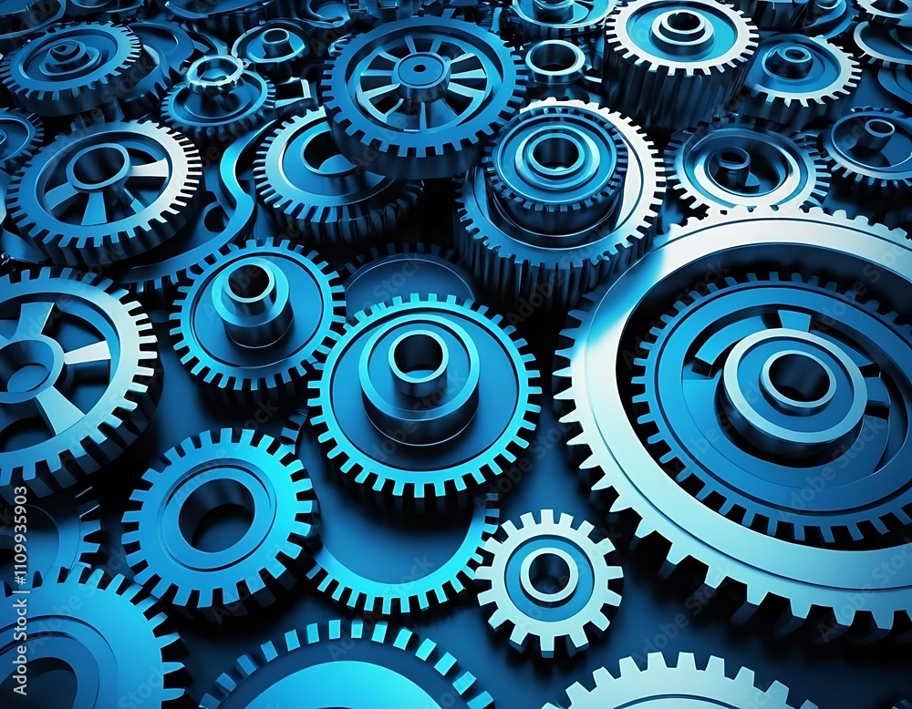 abstract background with gears abstract background with gears