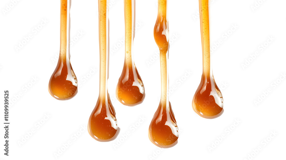 Dripping honey with a glossy texture. Dripping honey with a glossy texture.