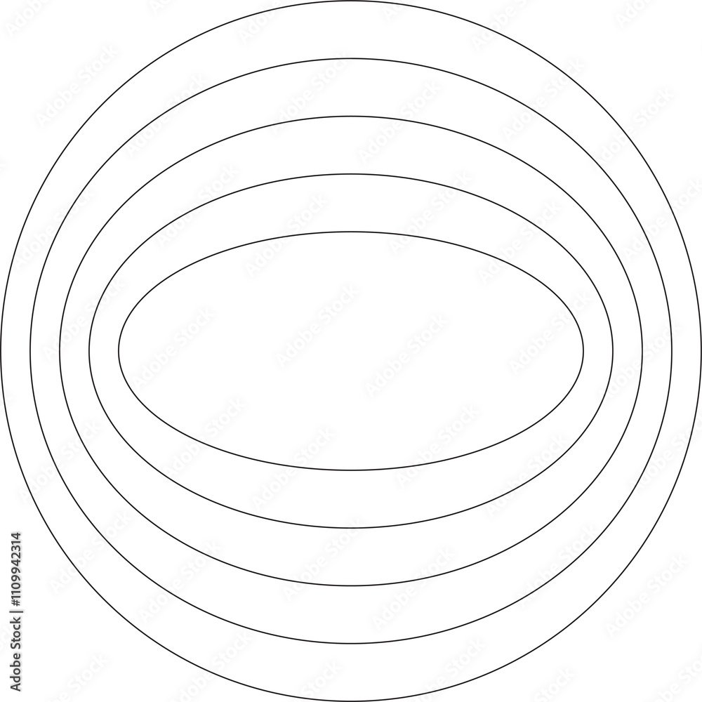 Oval line with blending circle shape, template, logo, frame Oval line with blending circle shape, template, logo, frame