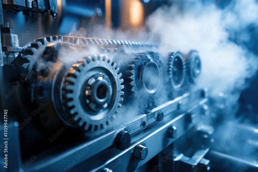 Fototapeta premium Industrial Machine Parts